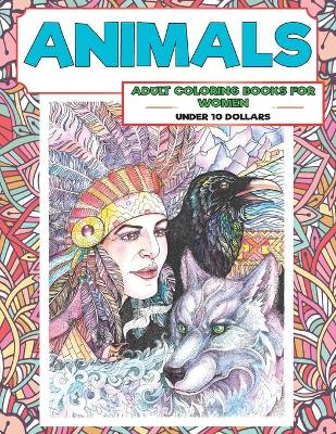 Book cover for Adult Coloring Books for Women - Under 10 Dollars - Animals