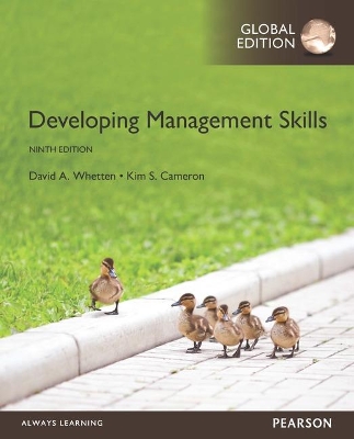 Book cover for Developing Management Skills, Global Edition