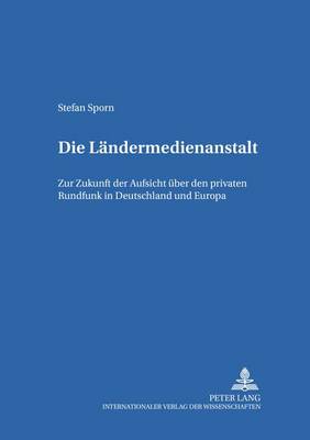 Book cover for Die Laendermedienanstalt