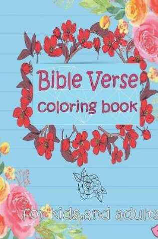 Cover of Bible Verse Coloring Book For Kids And Adults