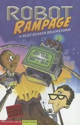 Book cover for Graphic Sparks Robot Rampage a Buzz Beaker Brainstorm