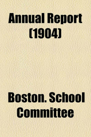 Cover of Annual Report (1904)