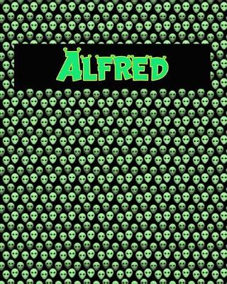 Book cover for 120 Page Handwriting Practice Book with Green Alien Cover Alfred