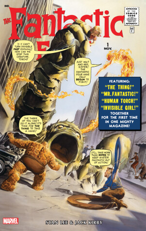 Book cover for THE FANTASTIC FOUR OMNIBUS VOL. 1 ALEX ROSS COVER [NEW PRINTING 3]