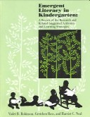 Book cover for Emergent Literacy in Kindergarten