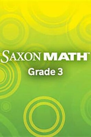 Cover of Saxon Math Intermediate 3, Volumes 1 & 2