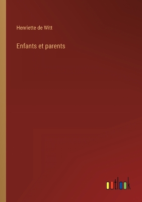 Book cover for Enfants et parents