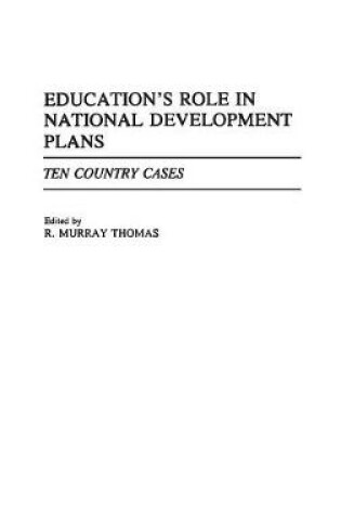 Cover of Education's Role in National Development Plans