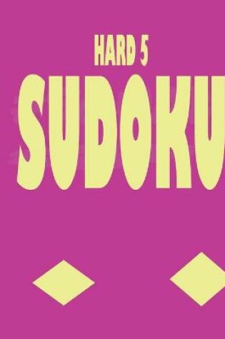Cover of Sudoku Hard 5