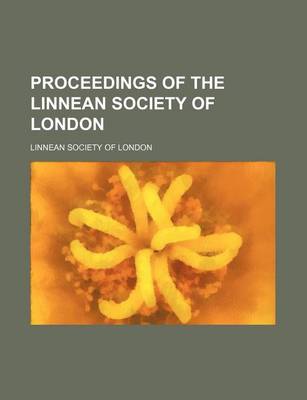 Book cover for Proceedings of the Linnean Society of London