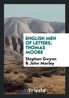 Book cover for English Men of Letters; Thomas Moore