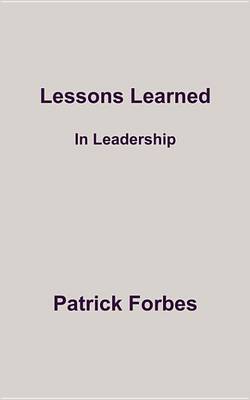 Book cover for Lessons Learned