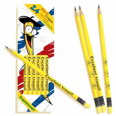 Book cover for Pack of 24 French Pencils ("Excellent Travail!")
