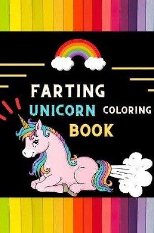 Cover of Farting unicorn coloring book