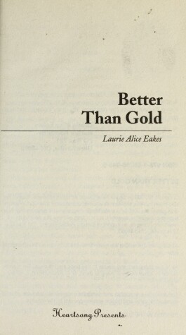 Book cover for Better Than Gold