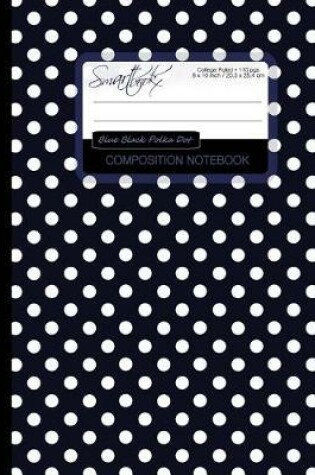 Cover of Blue Black Polka Dot Composition Notebook