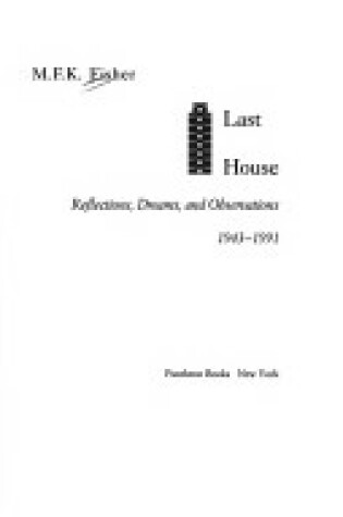 Cover of Last House