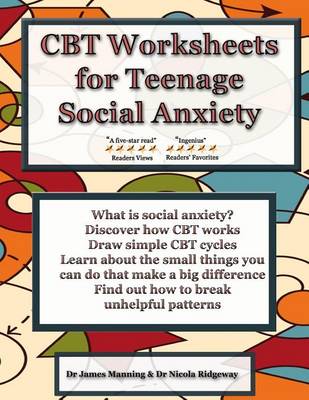 Book cover for CBT Worksheets for Teenage Social Anxiety