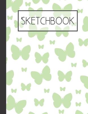 Book cover for Green Butterflies Sketchbook