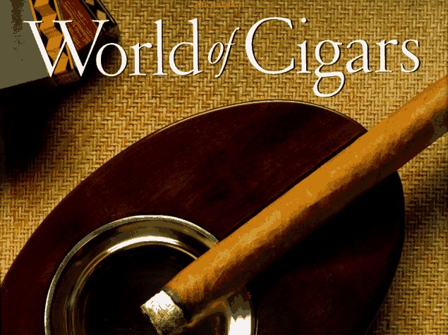 Book cover for "Cigar Aficionado's" World of Cigars