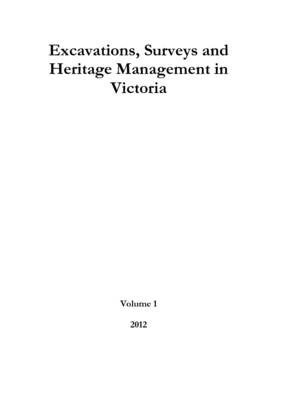 Book cover for Excavations, Surveys and Heritage Management in Victoria