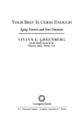 Cover of Your Best is Good Enough