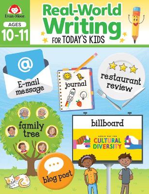 Book cover for Real-World Writing for Today's Kids, Ages 10 - 11 Workbook