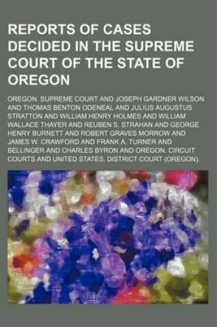 Cover of Reports of Cases Decided in the Supreme Court of the State of Oregon (Volume 87)