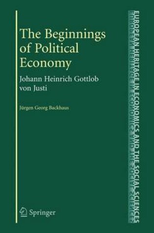 Cover of The Beginnings of Political Economy