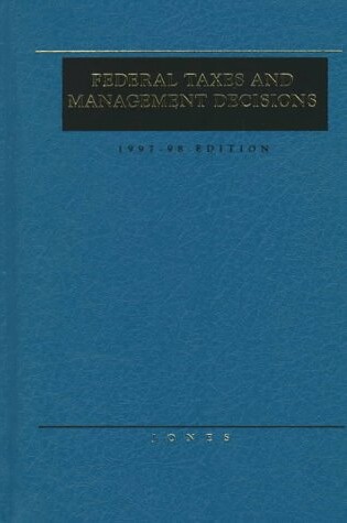 Cover of Federal Taxes and Management Decisions