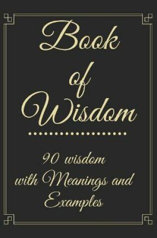 Cover of Book of wisdom 90 wisdom with Meanings and Examples