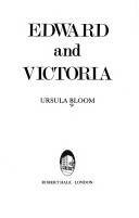 Book cover for Edward and Victoria