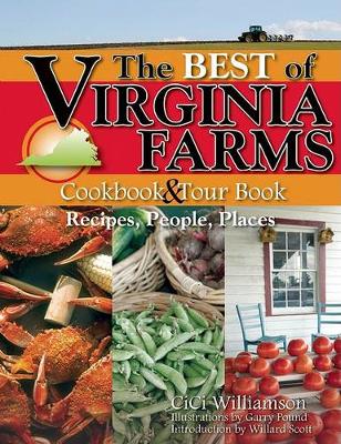 Book cover for The Best of Virginia Farms Cookbook and Tour Book