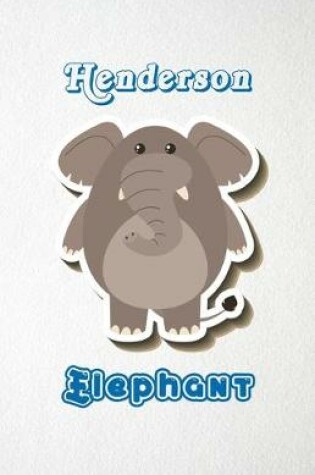 Cover of Henderson Elephant A5 Lined Notebook 110 Pages