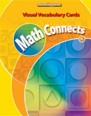 Book cover for Math Connects, Grade K, Visual Vocabulary Cards