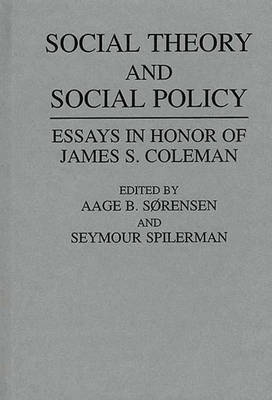 Book cover for Social Theory and Social Policy