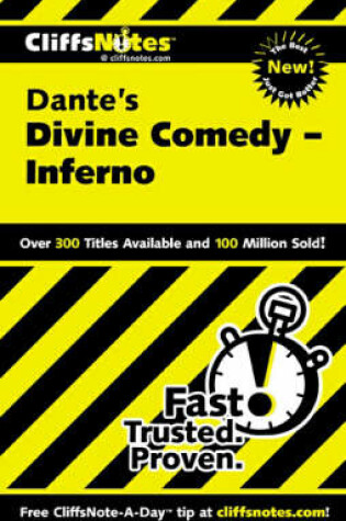 Cover of CliffsNotes on Dante's Divine Comedy-I Inferno