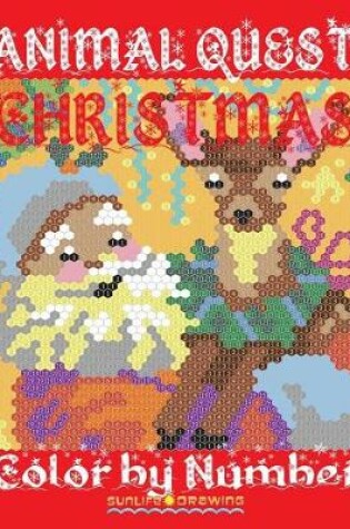 Cover of Christmas Animal Quest Color by Number