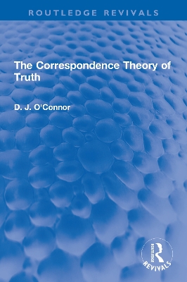 Cover of The Correspondence Theory of Truth