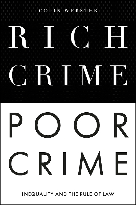 Book cover for Rich Crime, Poor Crime
