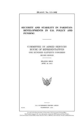 Book cover for Security and stability in Pakistan