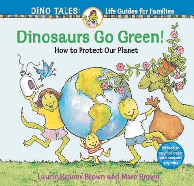 Book cover for Dinosaurs Go Green!
