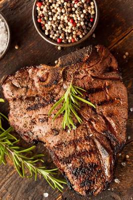 Book cover for A Grilled T-Bone Steak Journal