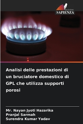 Book cover for Analisi delle prestazioni di un bruciatore domestico di GPL che utilizza supporti porosi