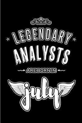 Book cover for Legendary Analysts are born in July