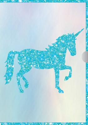 Book cover for Unicorn Glitter Shaker Confetti Diary