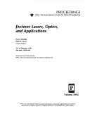 Cover of Excimer Lasers, Optics, and Applications