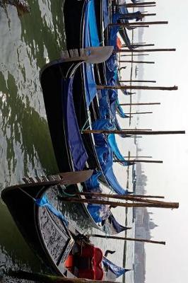 Book cover for Gondolas on the Water in Scenic Venice, Italy Journal