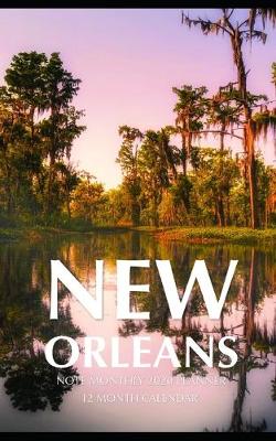 Book cover for New Orleans Note Monthly 2020 Planner 12 Month Calendar