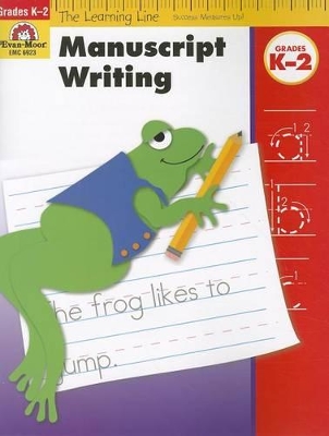 Cover of Learning Line: Manuscript Writing, Kindergarten - Grade 2 Workbook